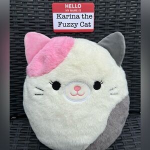 Squishmallows Original - 12” Fuzz-a-Mallows - Karina the Fuzzy Cat